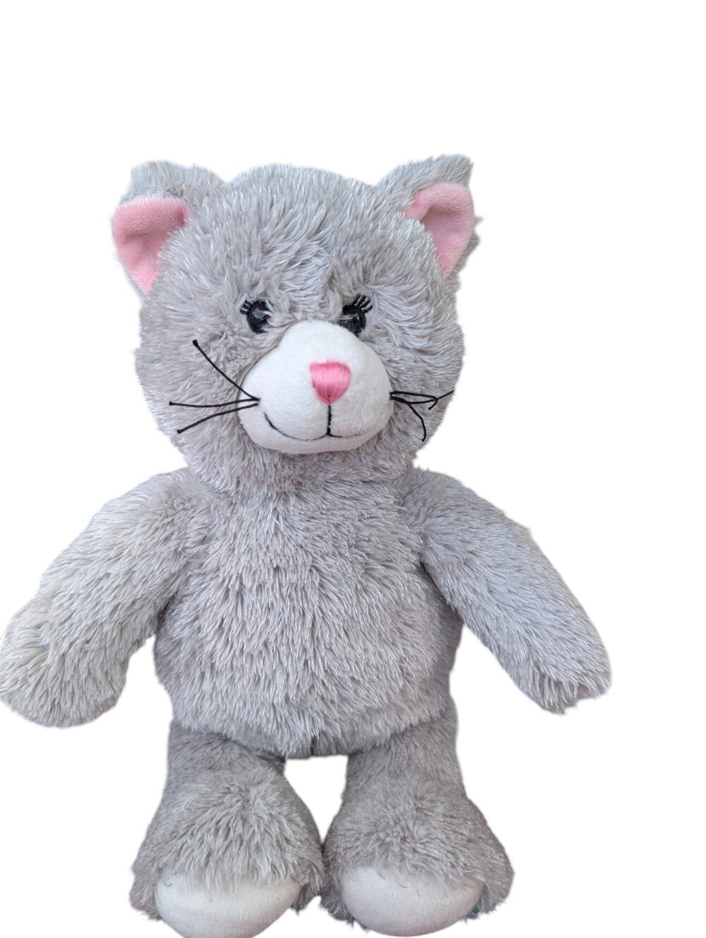 Build-A-Bear 2010 Gray Kitty 16" Stuffed Plush